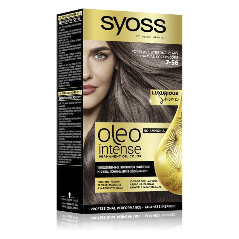 Фарба для волосся Syoss Oleo Intense 7-56 Холодний русий, без аміаку (13344) large popup