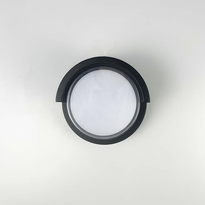 Фасадний світильник круглої форми діаметр 16 см large popup