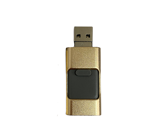 Флешка USB FlashDrive 4в1, золота, 32гб
 large popup