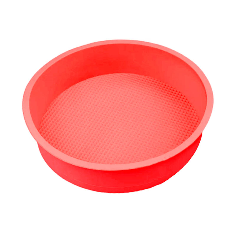Форма для випікання Stenson Коло, силіконова, червона 20*6 см (MH-3032 ) large popup