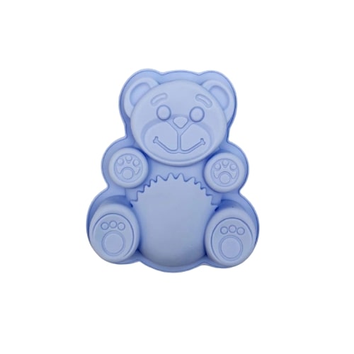 Форма для випічки А-Плюс силіконова ведмедик блакитна (019267) large popup