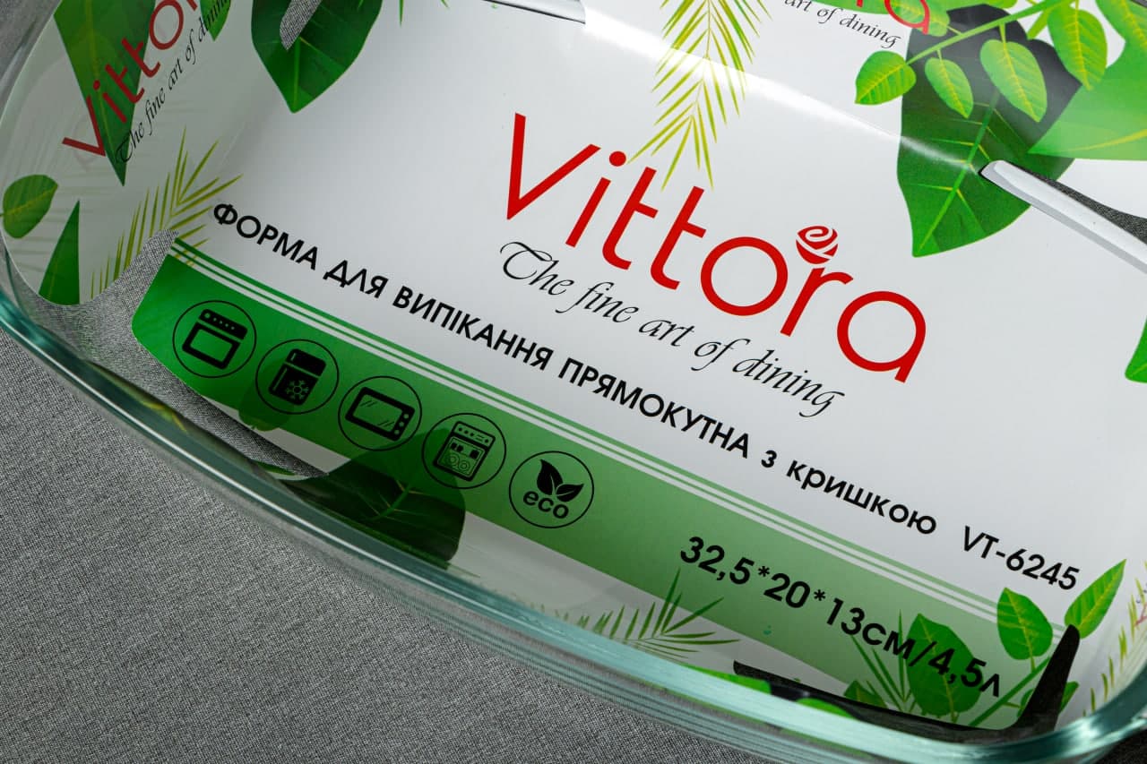 Форма Vittora для випікання прямокутна, 2,6л 35*22*5,5см (VT-6126) - 10792 large popup