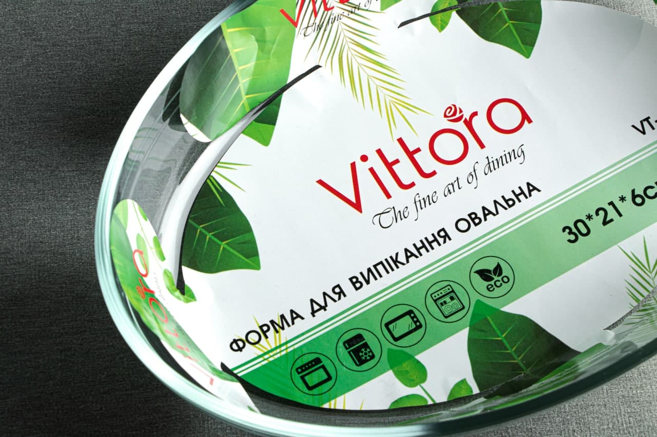Форма Vittora для випікання овальна, 2л 30*21*6см (VT-6220) - 10808 large popup