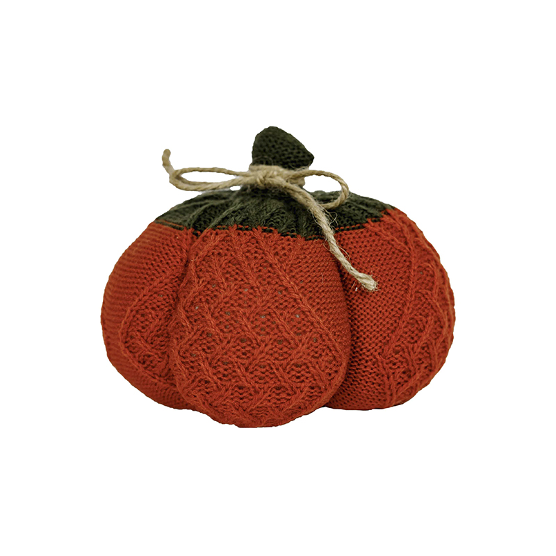 Гарбуз Small, декоративний текстильний виріб, помаранчевий, діаметр 15 см (30118) large popup
