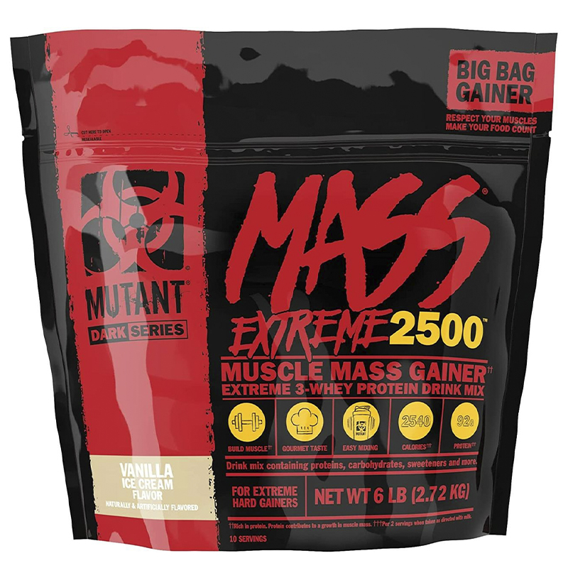 Гейнер Mutant Mass XXXtreme 2720g (Vanilla ice cream) large popup