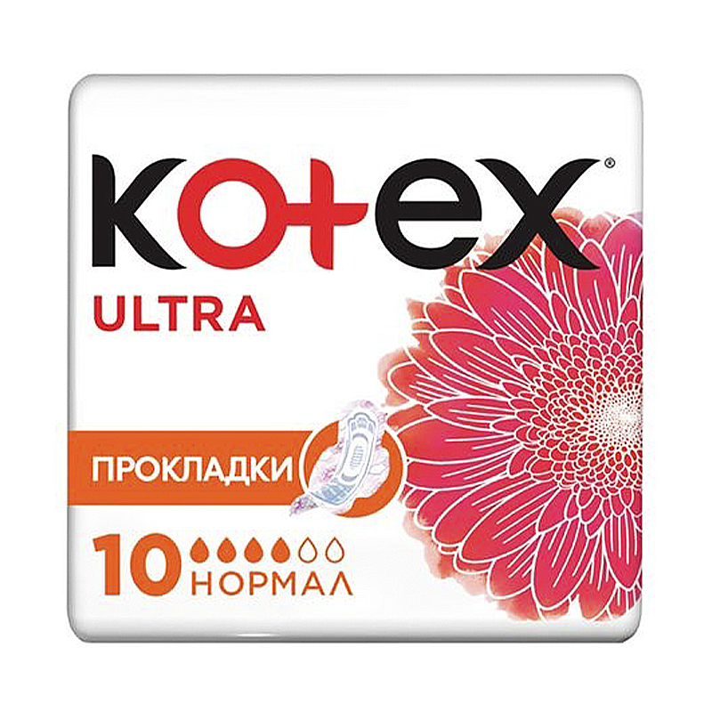 Гігієнічні прокладки Kotex Ultra Normal 10 шт large popup