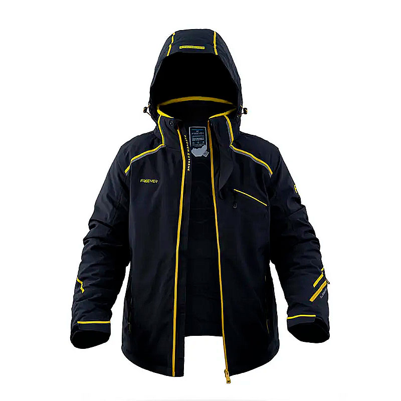 Гірськолижна куртка чоловіча Freever 21636 жовта, р.2XL large popup