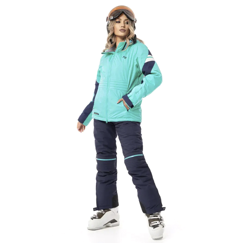 Гірськолижна жіноча куртка Freever 21762 бірюзова, р.S large popup