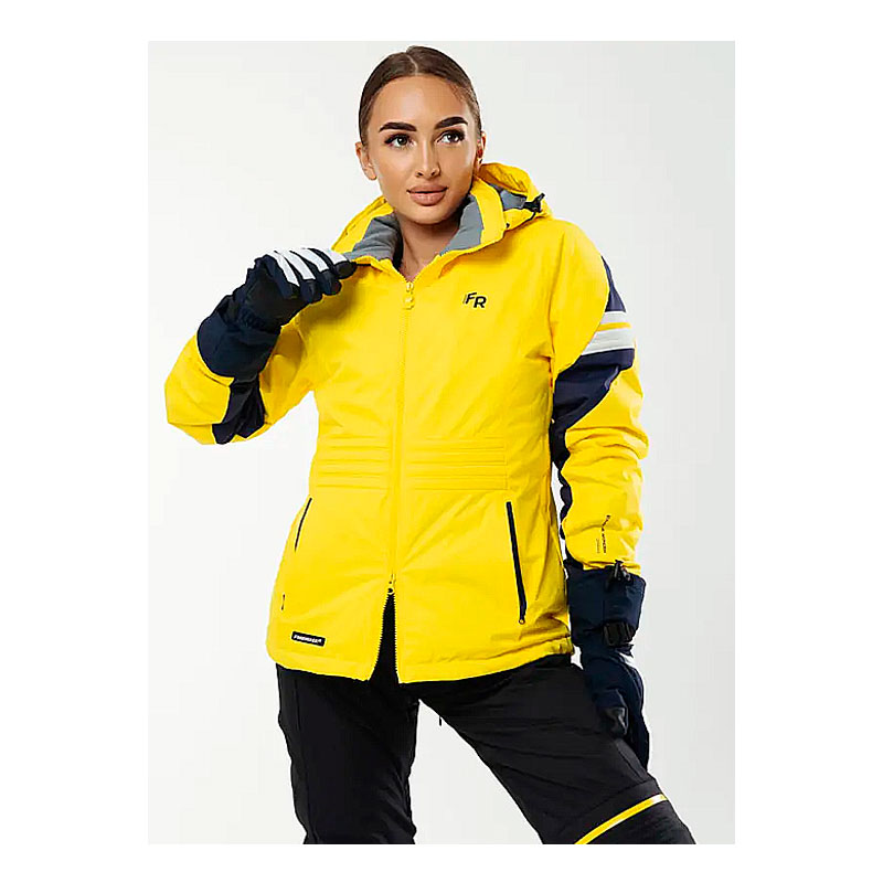 Гірськолижна жіноча куртка Freever 21762 жовта, р.L large popup