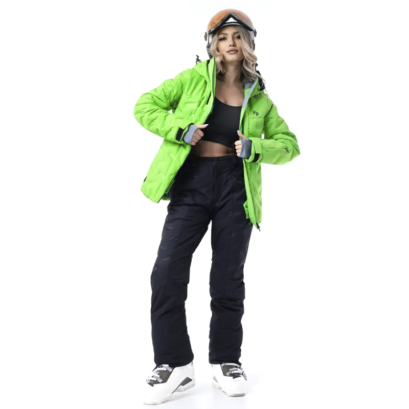 Гірськолижна жіноча куртка Freever 21764 зелена, р.S large popup