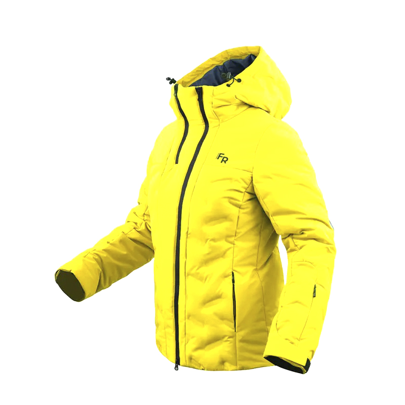 Гірськолижна жіноча куртка Freever 21764 жовта, р.2XL large popup