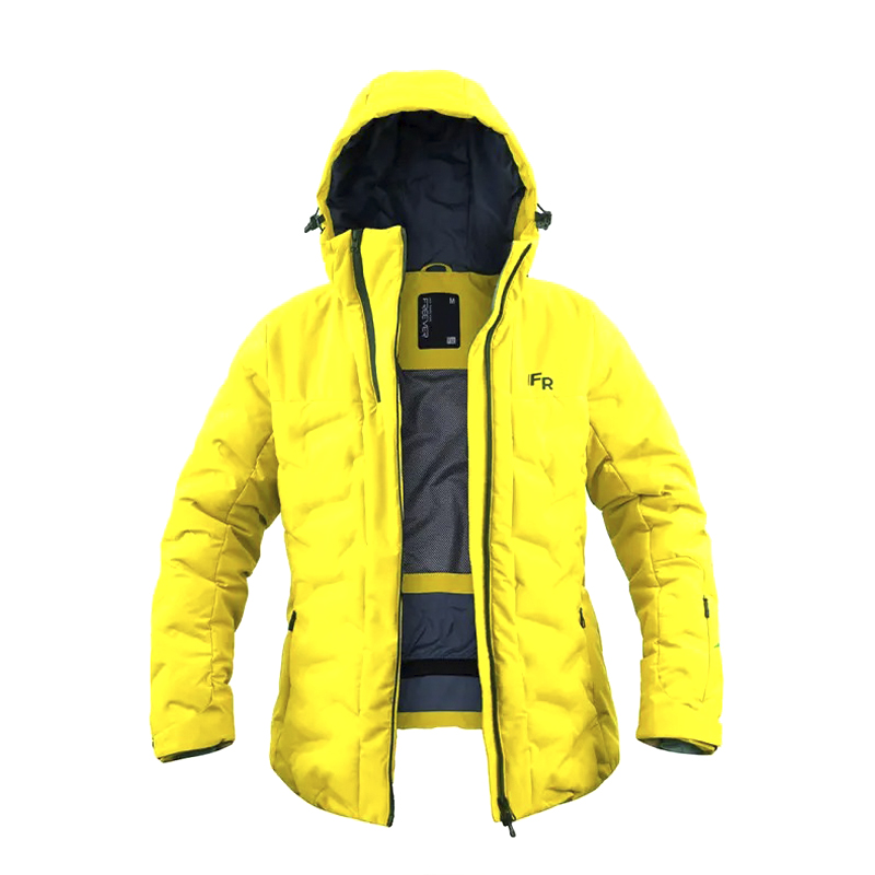 Гірськолижна жіноча куртка Freever 21764 жовта, р.XL large popup