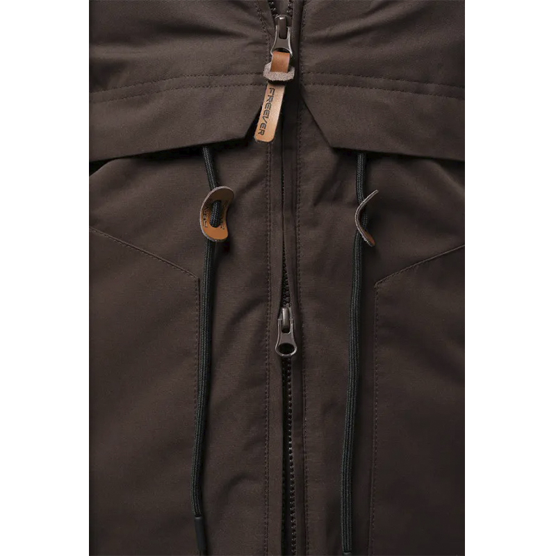 Гірськолижна жіноча куртка Freever 21767 коричнева, р.2XL large popup