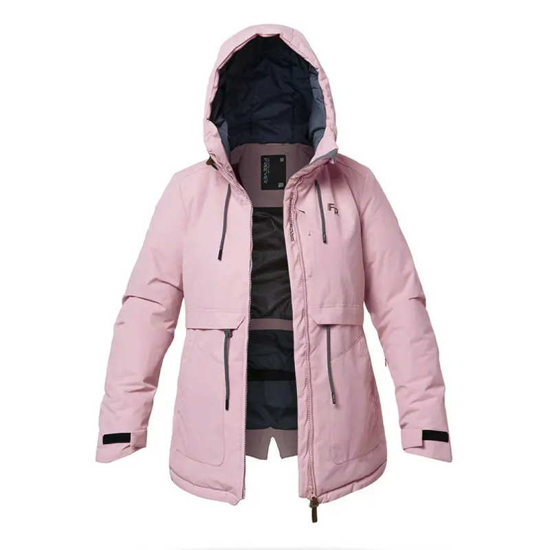 Гірськолижна жіноча куртка Freever 21767 рожева, р.3XL large popup