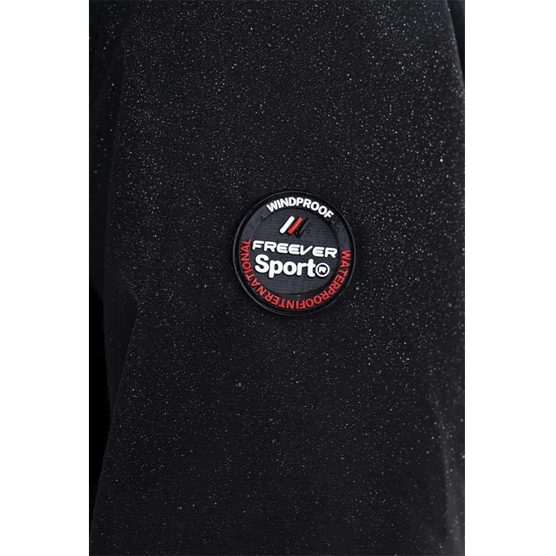 Гірськолижна жіноча куртка Freever 21768 чорна, р.2XL large popup