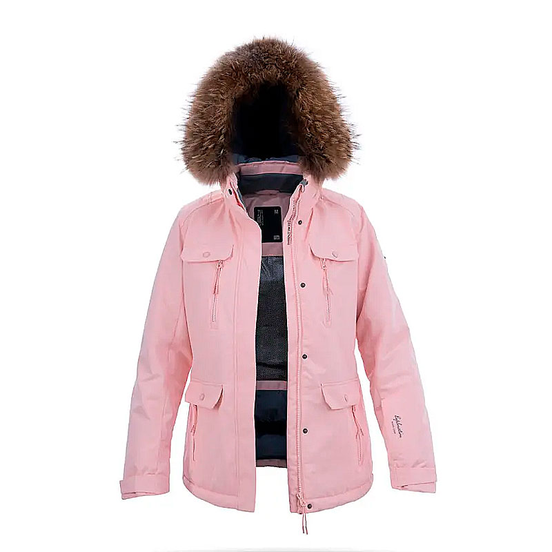 Гірськолижна жіноча куртка Freever 21768 рожева, р.L large popup