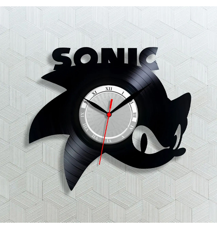 Годинник вініловий Соник, Sonic large popup