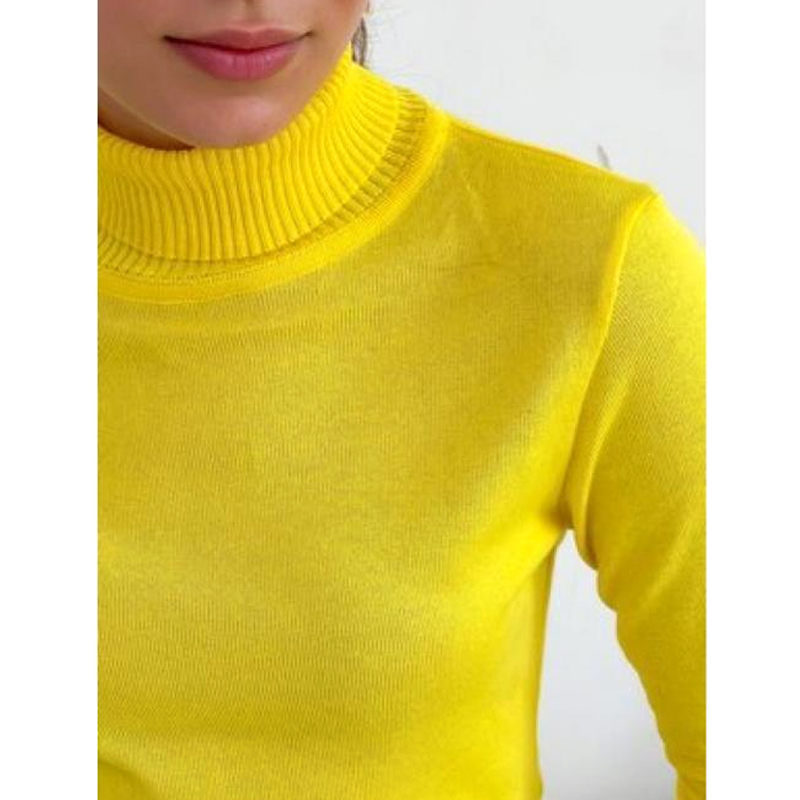 Гольф Art Knit жіночий в'язаний, жовтий, р.L (027113) large popup