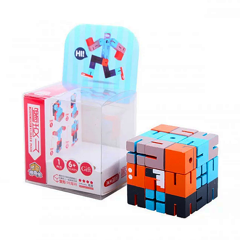 Головоломка РобоКуб (CubeBot) Блакитний large popup
