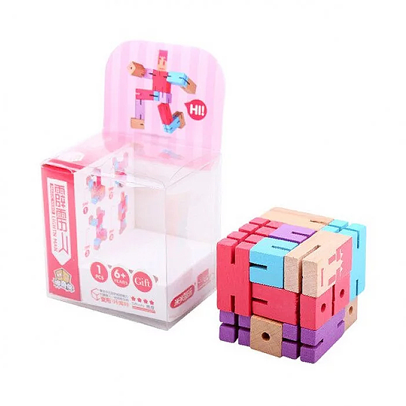 Головоломка РобоКуб (CubeBot) Рожевий large popup