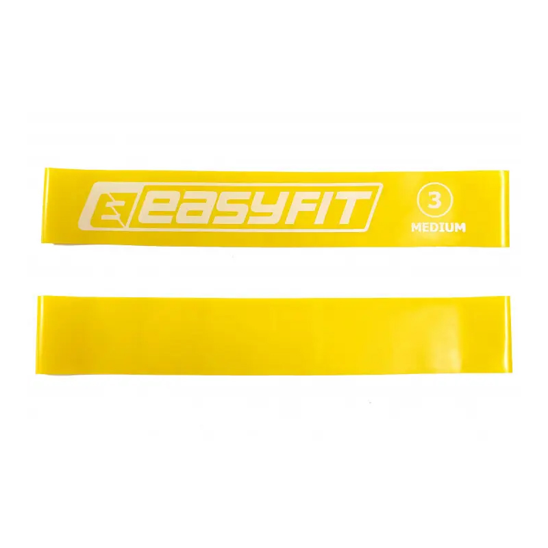 Гумка для фітнесу EasyFit Medium 10 кг Жовтий large popup