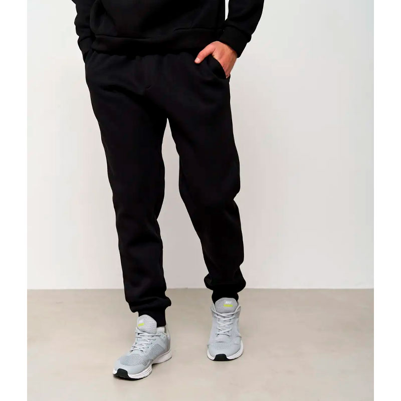 Костюм Handy wear чоловічий HW hood трьохнитка на флісі, осінь зима, чорний, р.М (3024) large popup