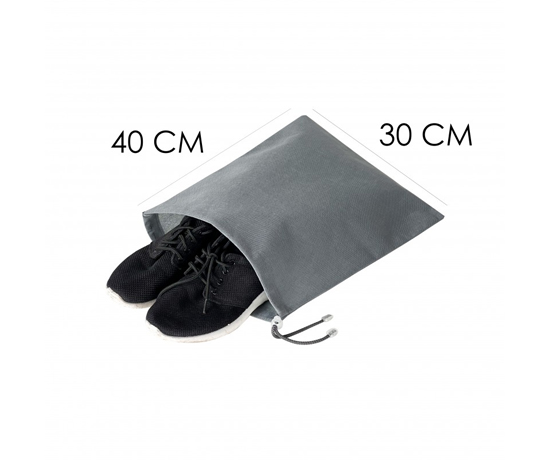 Мішок-пильовик Organize для взуття із затяжкою (сірий)(HO-01) - 5204 large popup