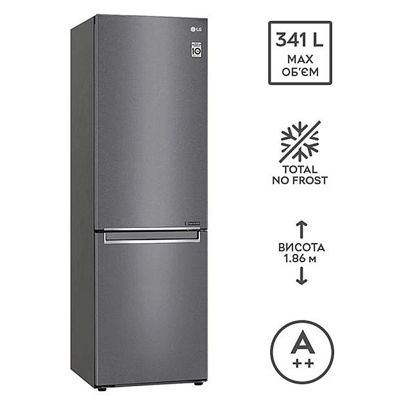 Холодильник LG GW-B459SLCM large popup