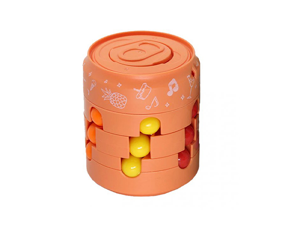 Головоломка банка спінер антистрес Cans Spinner Cube DD1808-25 М помаранчевий (N3987) large popup