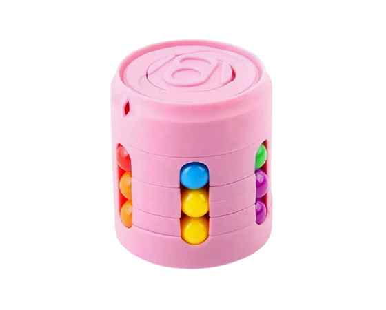 Головоломка банка спінер антистрес Cans Spinner Cube DD1808-25 М рожевий (N3987) large popup