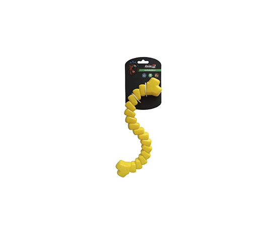Іграшка AnimAll GrizZzly для собак, шнур мотиваційний, жовтий, 33 см(141311) large popup