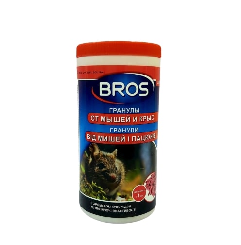 Инсектицид Брос от мышей и крыс, ТМ Bros 250г (061170) large popup