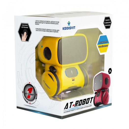 Інтерактивний робот з голосовим управлінням - AT-Rоbot (жёл., Укр.) (AT001-03-UKR) - 7857 large popup