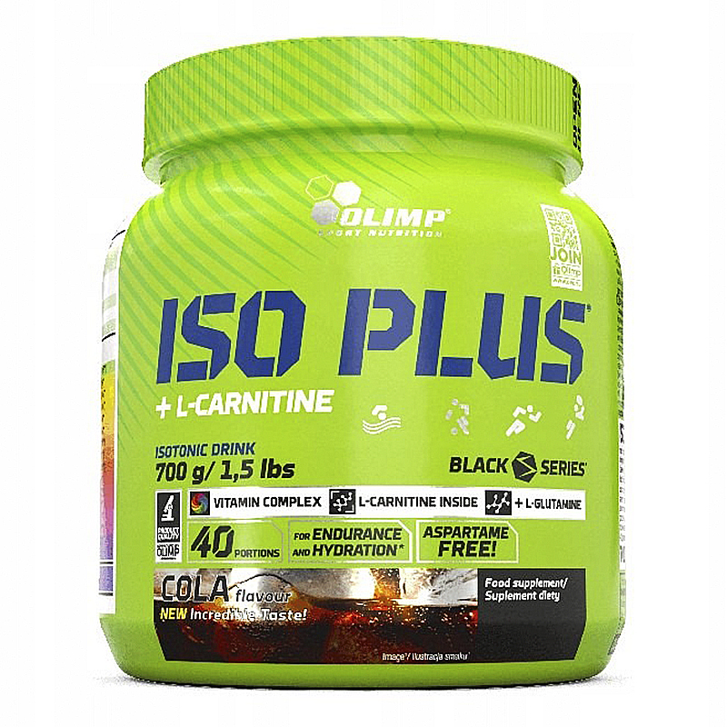 Ізотоник - Енергетик Iso Plus powder 700 g (Cola) large popup