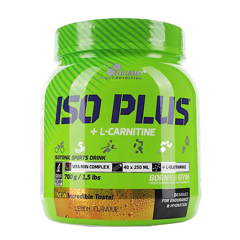 Ізотоник - Енергетик  Iso Plus powder 700 g (Lemon) large popup