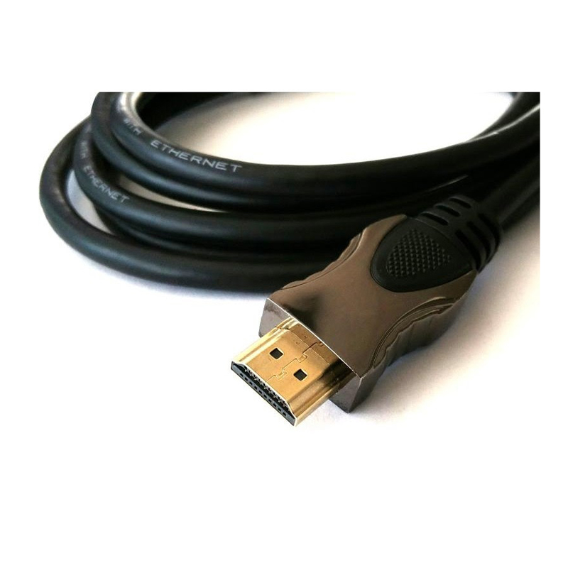 Кабель HDMI to HDMI Reekin, 2 м, v 2.0, 30 AWG, Gold, Ultra HD 4K () large popup