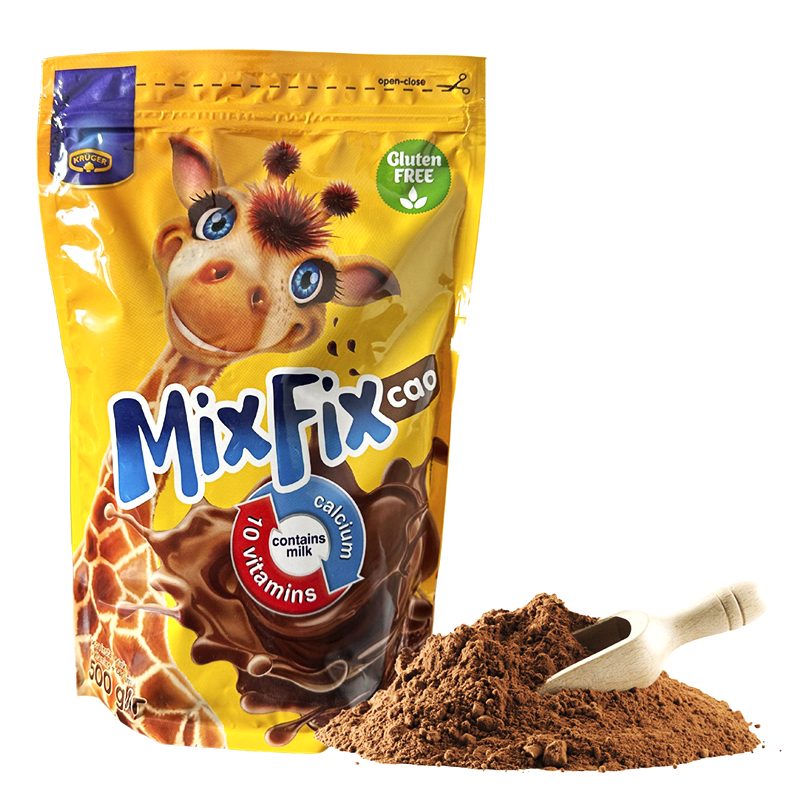 Какао напій гранульований розчинний Mix Fix Kruger, 500г для дітей
 large popup