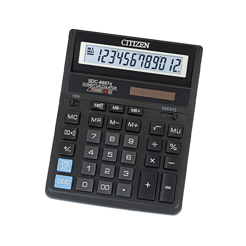 Калькулятор SDC-888TII 12розр. (SDC-888TII)
 large popup