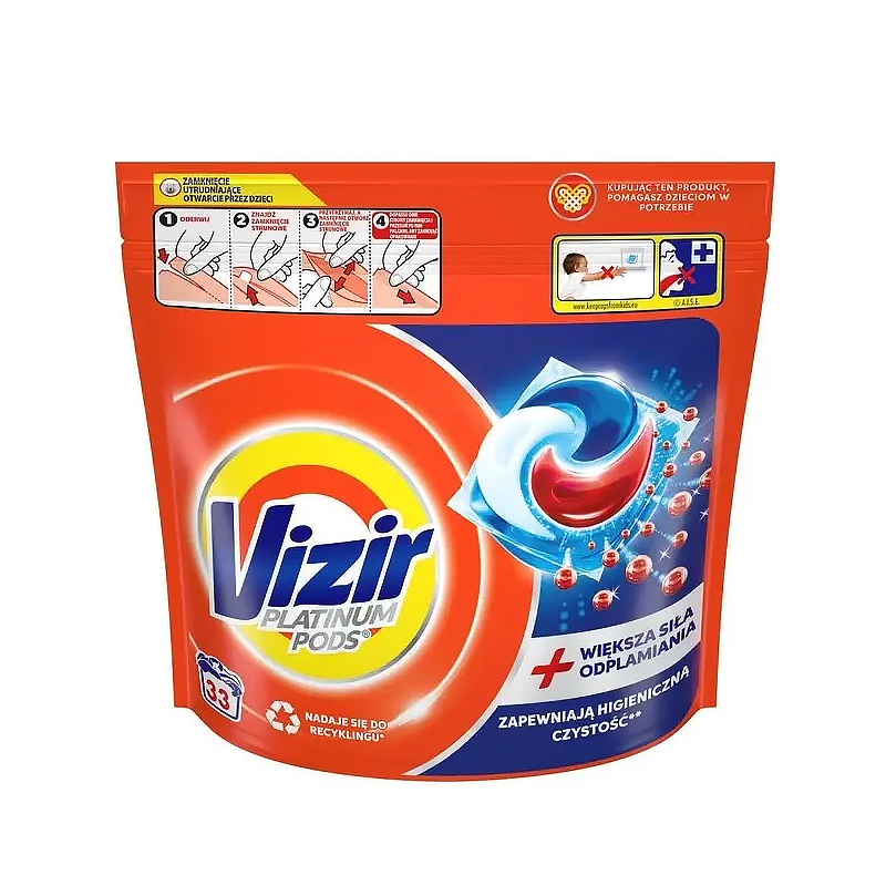 Капсули для прання Vizir Platinum PODS 33 шт - 183082 large popup