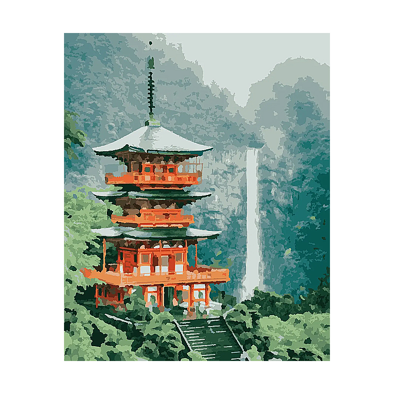 Картина за номерами 'Пагода' 50*60 см  large popup