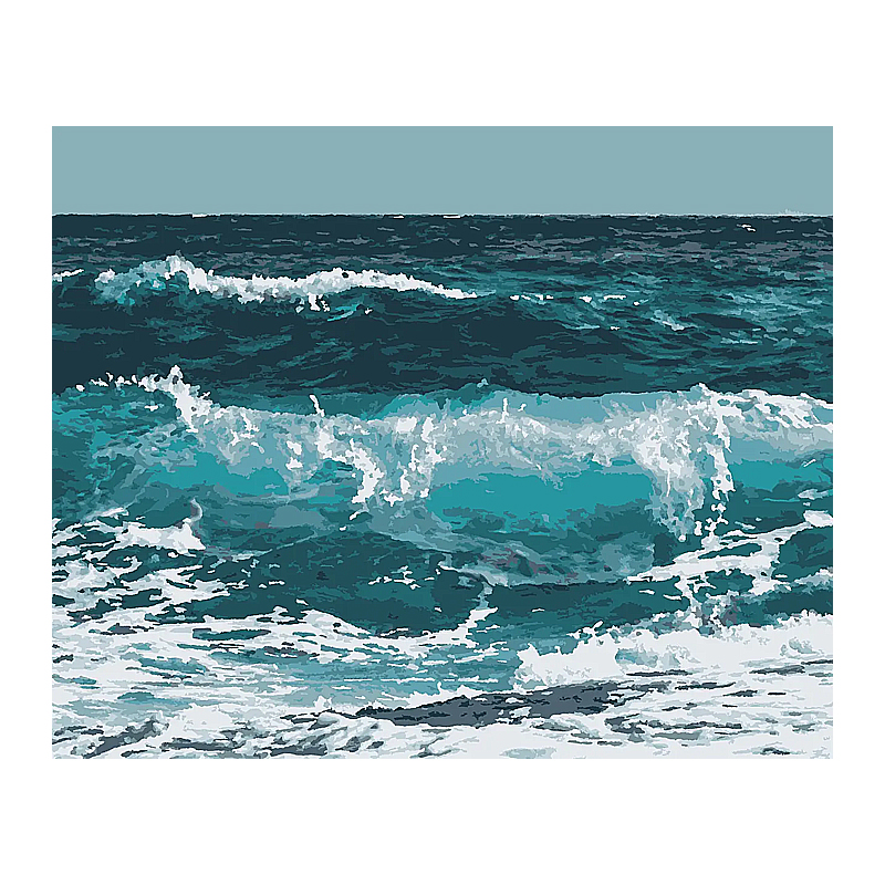 Картина за номерами 'Спогади про море' 40*50 см large popup