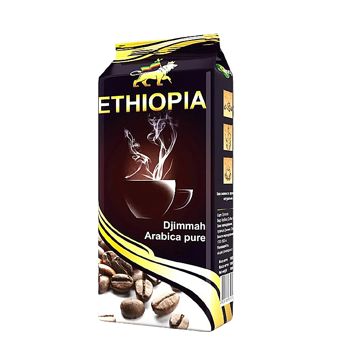 Кава в зернах Арабіка Ефіопія Джимма, 1000г large popup
