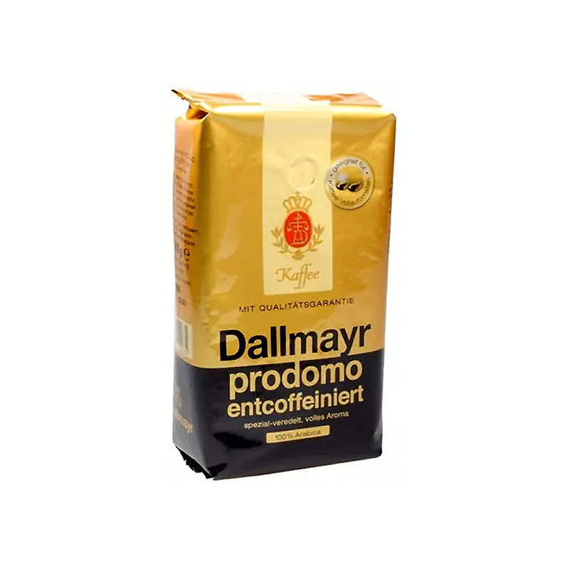 Кава в зернах Dallmayr Prodomo Entcoffeiniert (без кофеїну), 500г large popup