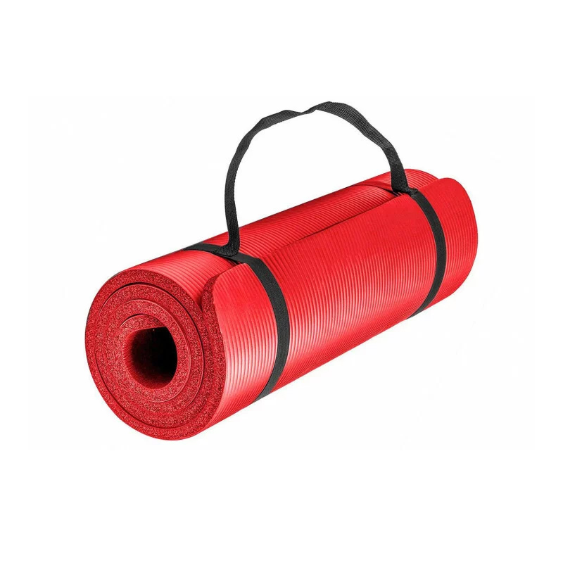 Килимок для фітнесу та йоги EasyFit NBR 180х60х1 см, червоний (EF-1919-R)  large popup