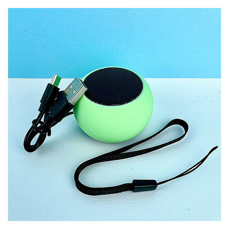Колонка Mini Speaker Y3 Макаронс Bluetooth портативна, зелена large popup
