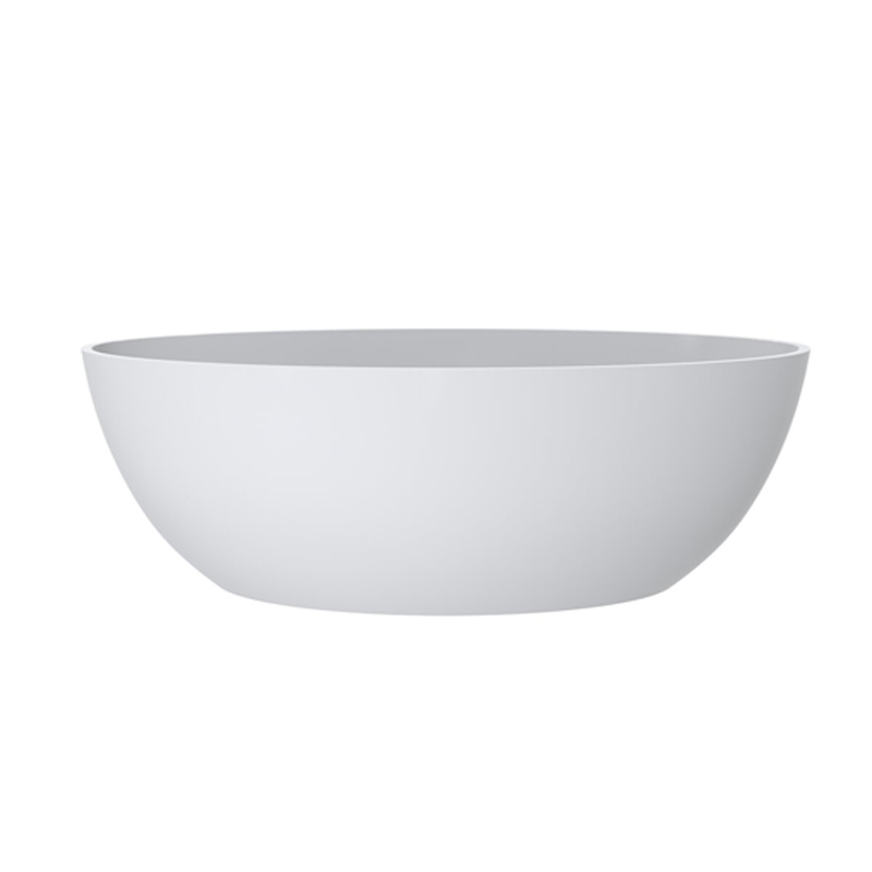 Комплект Miraggio Ванна+Сифон, овальна, окремостояча, біла, Miramarble (0000737) - 59126 large popup