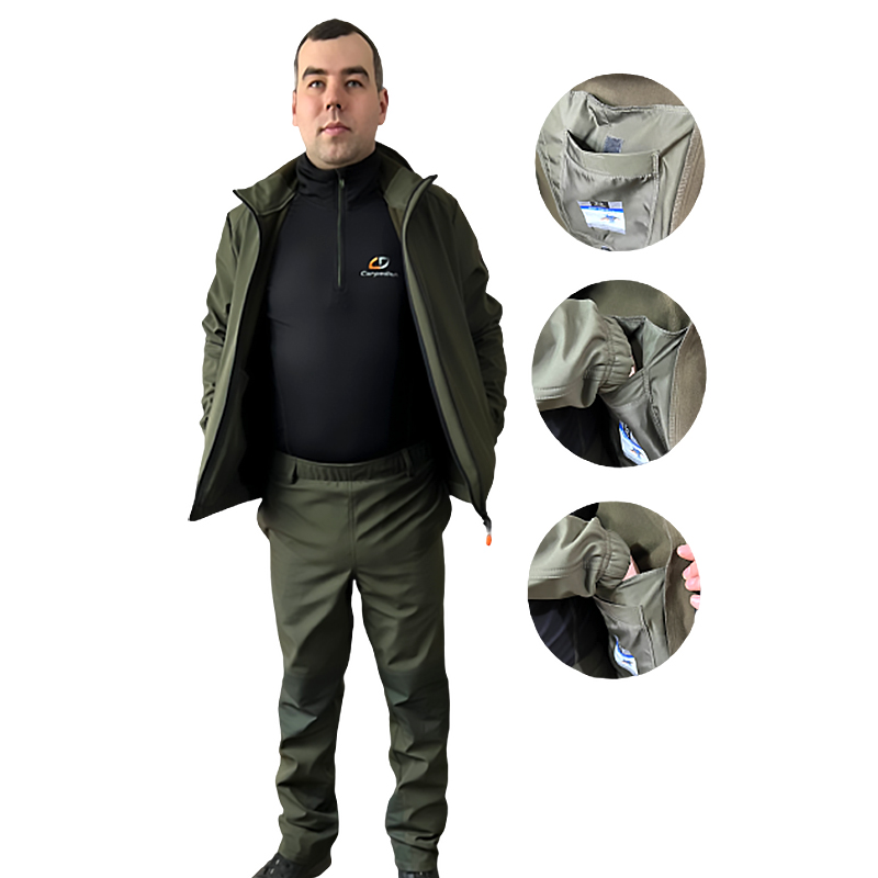 Костюм демісезон Carpe-Diem Scout (куртка та штани), олива, р.48 large popup