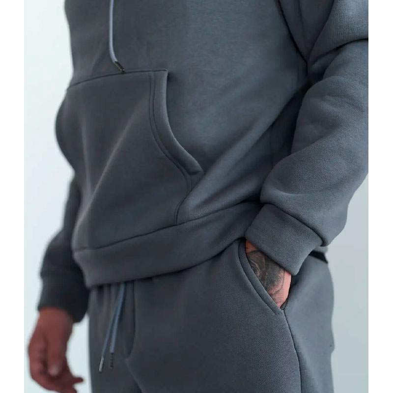 Костюм Handy wear чоловічий HW hood трьохнитка на флісі, осінь зима, сірий, р.М (3029) large popup