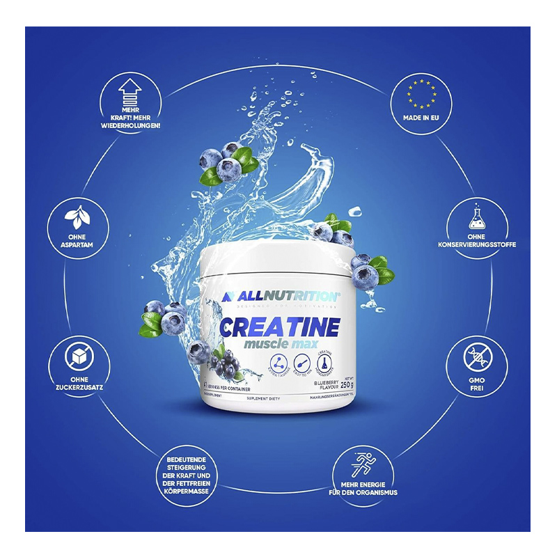 Креатин AllNutrition Creatine Muscle Max 250 g (Blackcurrant) large popup