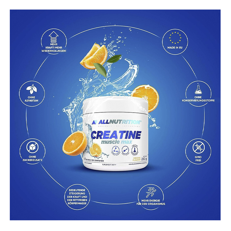 Креатин AllNutrition Creatine Muscle Max 250 g (Orange) large popup